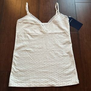 Brandy Melville Amara Heart Lace Tank